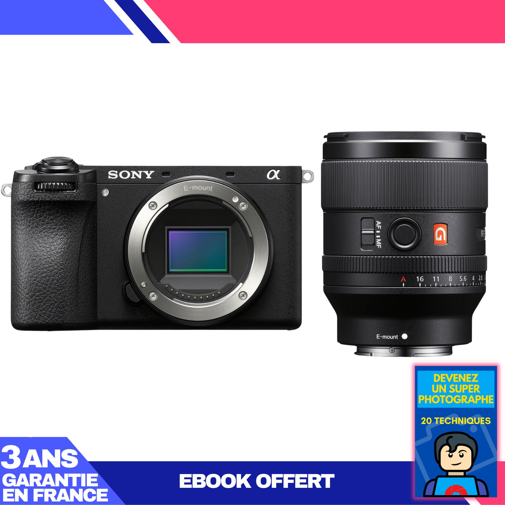 Sony A6700 + FE 35mm f/1.4 GM Lens + 'Become a Super Photographer' Ebook