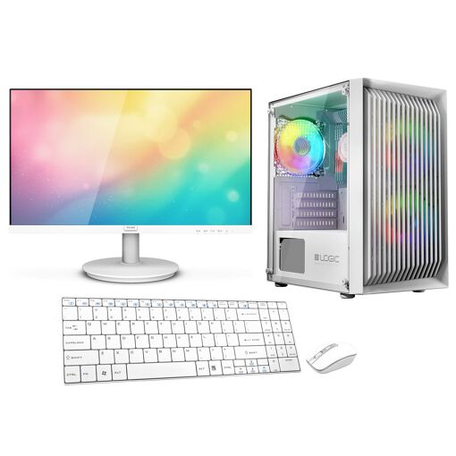 PC de juegos VIST Ryzen 5 5600G - 16GB RAM - 512GB SSD M.2 - WiFi - Pantalla LCD 24' - Windows 11 Pro