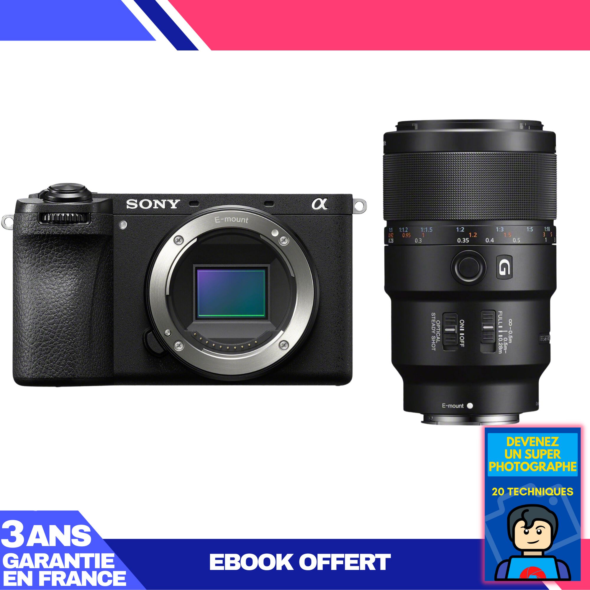 Sony A6700 + FE 90mm f/2.8 Macro G OSS Camera Kit