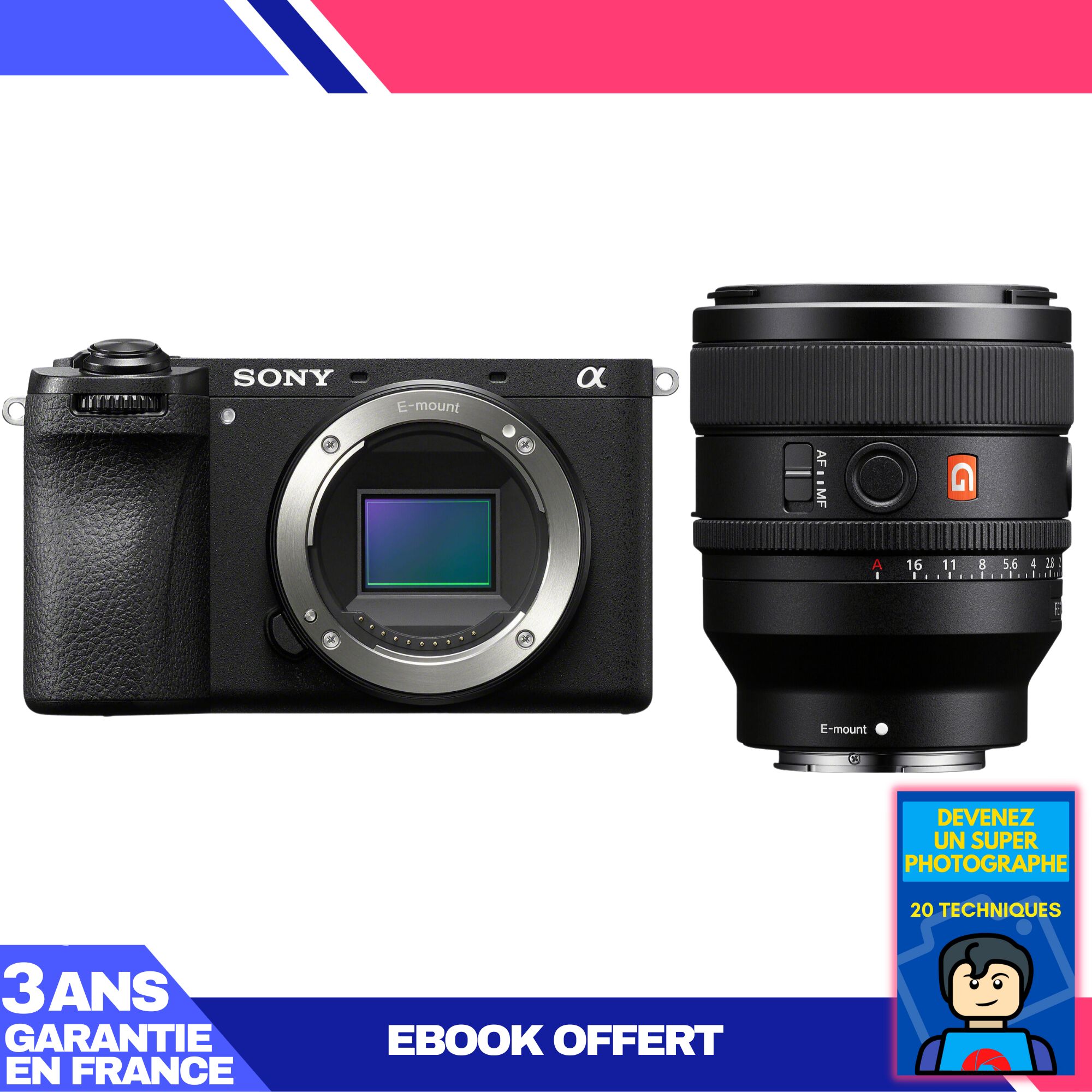 Sony A6700 Mirrorless Camera + FE 50mm f/1.4 GM Lens