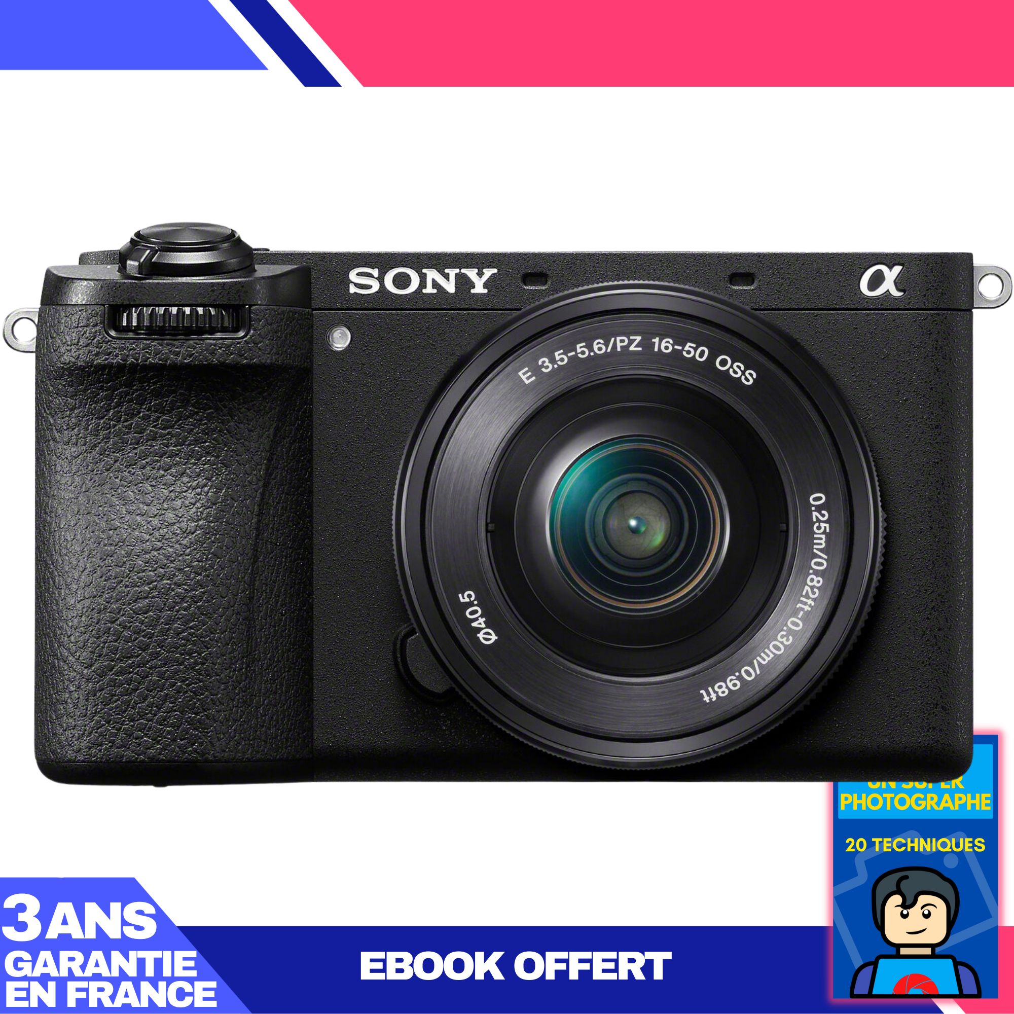 Sony A6700 Mirrorless Camera + 16-50mm f/3.5-5.6 OSS Lens + Ebook 'Become a Super Photographer'