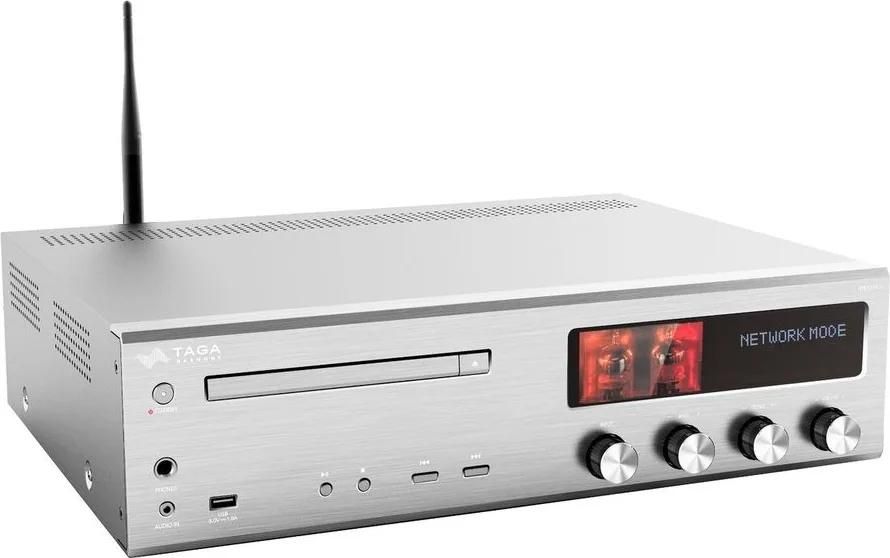 Taga Harmony HTR-1500CD Hi-Fi Stereo Amplifier, Silver