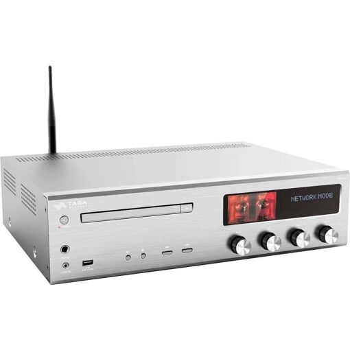 Amplificador estereofónico Taga Harmony HTR-1500CD, Plata