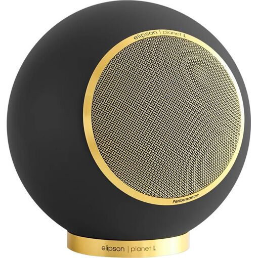 Altavoces de estantería Elipson Planet L Performance - Negro mate con detalles en dorado
