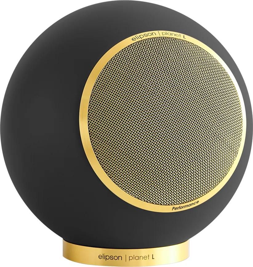 Altavoces de estantería Elipson Planet L Performance - Negro mate con detalles en dorado