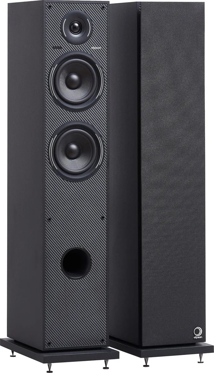 Elipson Horus 11F Active BT Hi-Fi Wireless Speaker (Pair) - Black Carbon
