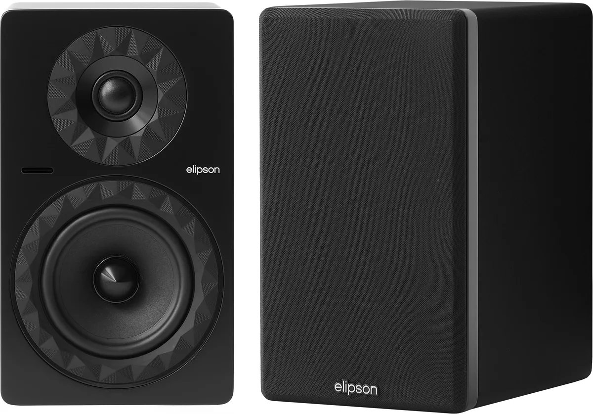 Elipson Prestige Facet II 6B Active Wireless Hi-Fi Speakers (Pair) - Black Mat