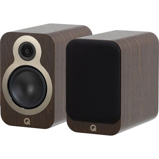 Haut-parleur de bibliothèque Q Acoustics 3020C Noyer