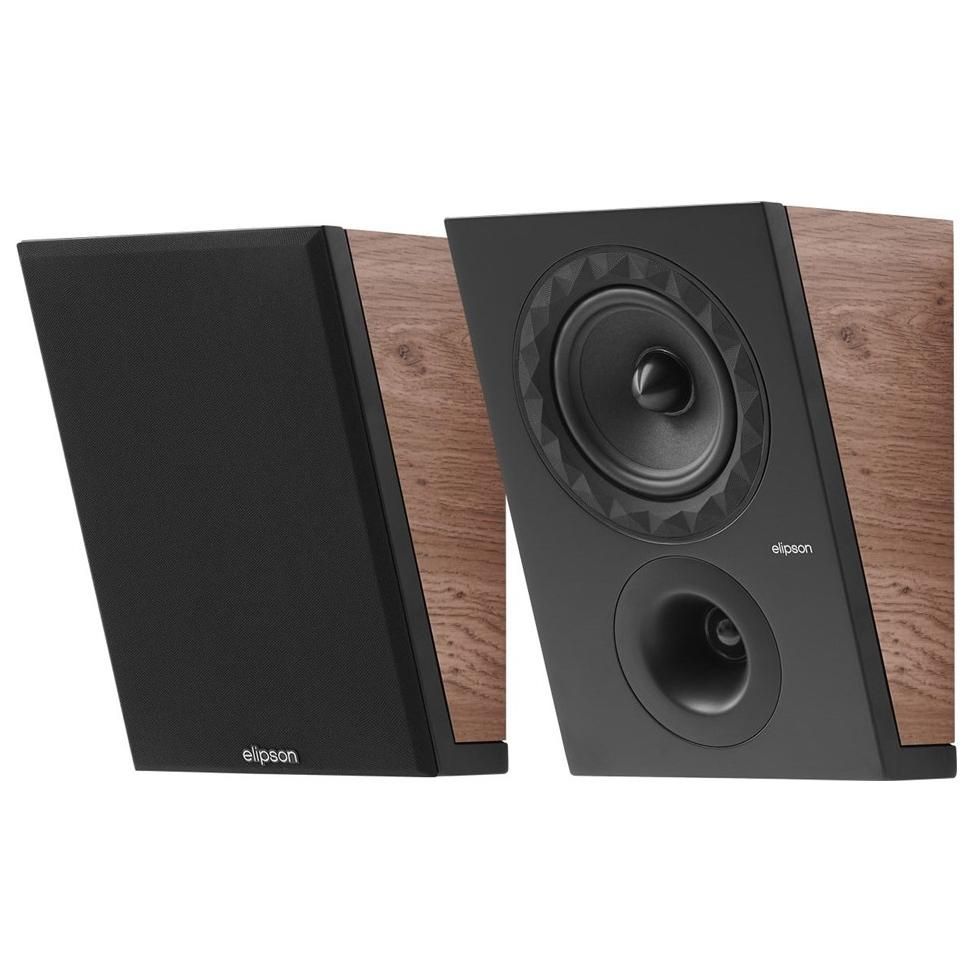 Elipson Prestige Facet II 6 ATM Speaker - Walnut and Matte Black