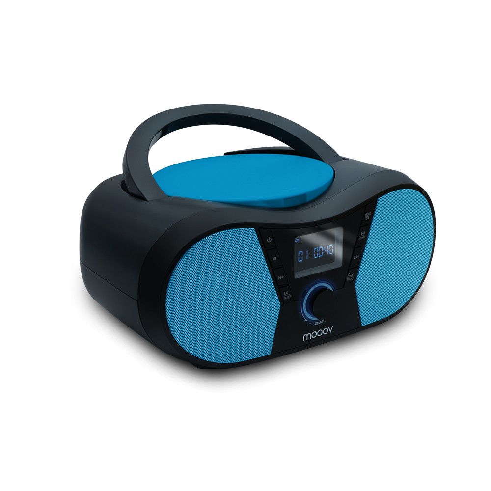 Mooov Sportman CD Player with FM Radio, USB Port, Sleep and ID3 Functions