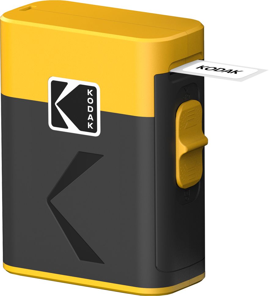 Kodak Memo Label ERA M50 Bundle - Wireless Label Printer + 13 Sticker Rolls, Bluetooth, iOS/Android, 5s Printing, 4 Paper Colors (White, Pink, Yellow, Green) - Yellow