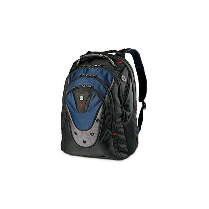 Wenger IBEX 17-Inch Laptop Backpack (Black/Blue)