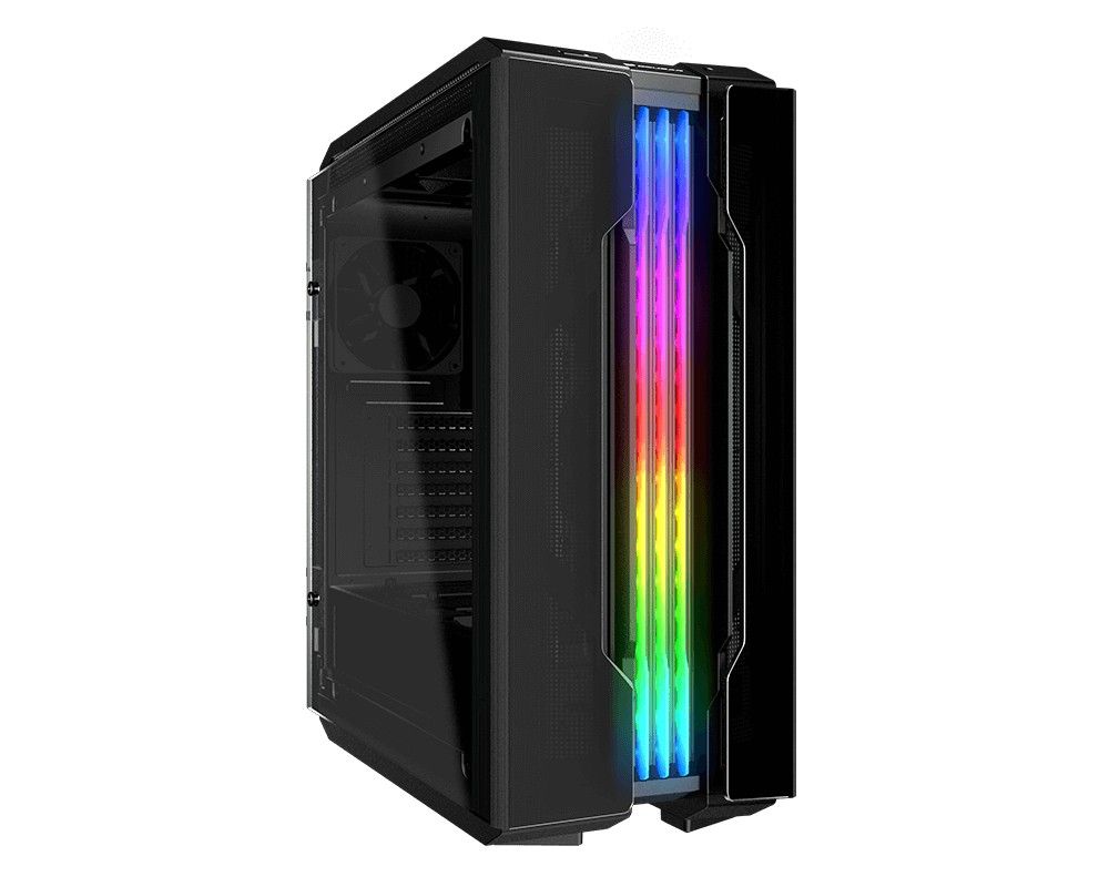 Boîtier Cougar Gemini T Pro RGB de taille moyenne avec panneaux en verre - Noir