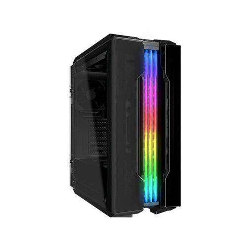 Caja Cougar Gemini T Pro RGB de medio tamaño con paneles de vidrio - Negro