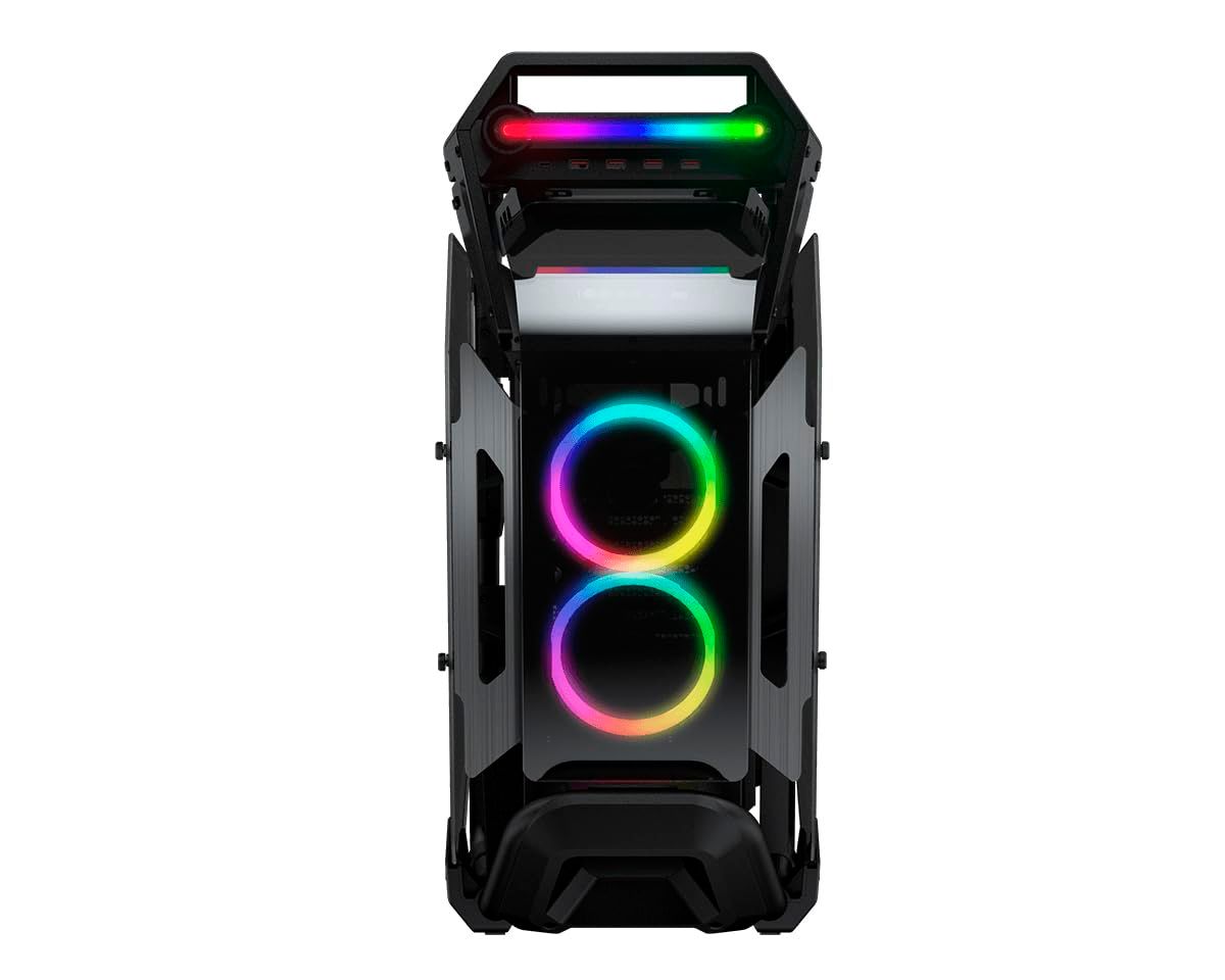 Caja de PC de Torre Media Cougar Cratus E-ATX con Paneles de Vidrio - Negro