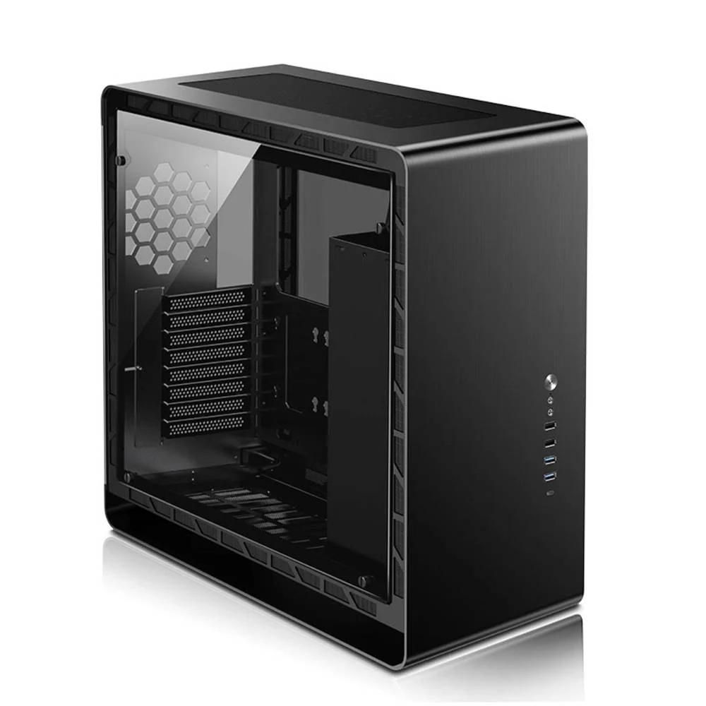 Jonsbo UMX6S Mid-Tower PC Case with Glass Panels - Black