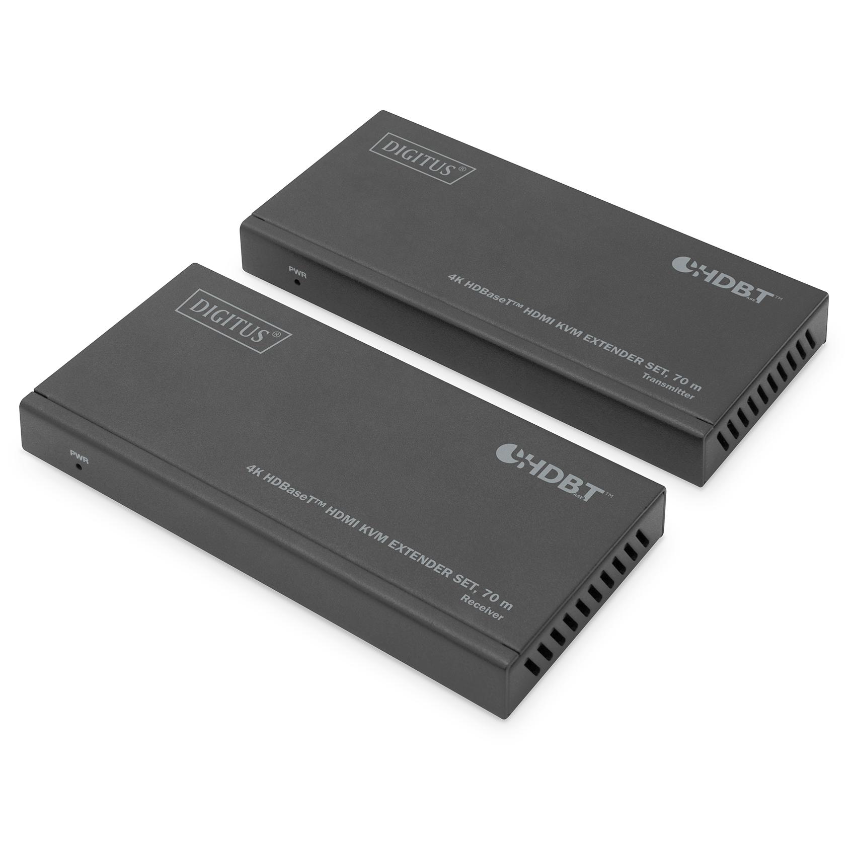 Digitus HDMI 4K HDBaseT KVM Extender Kit, 70m