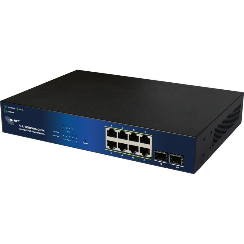 Allnet ALL-SG8310v2PM POE M 8-Port Gigabit Ethernet Switch