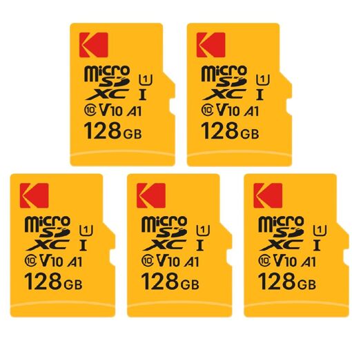 Kodak Micro SDXC 32GB Premium 5-Pack - Speed and Reliability for Exceptional Storage