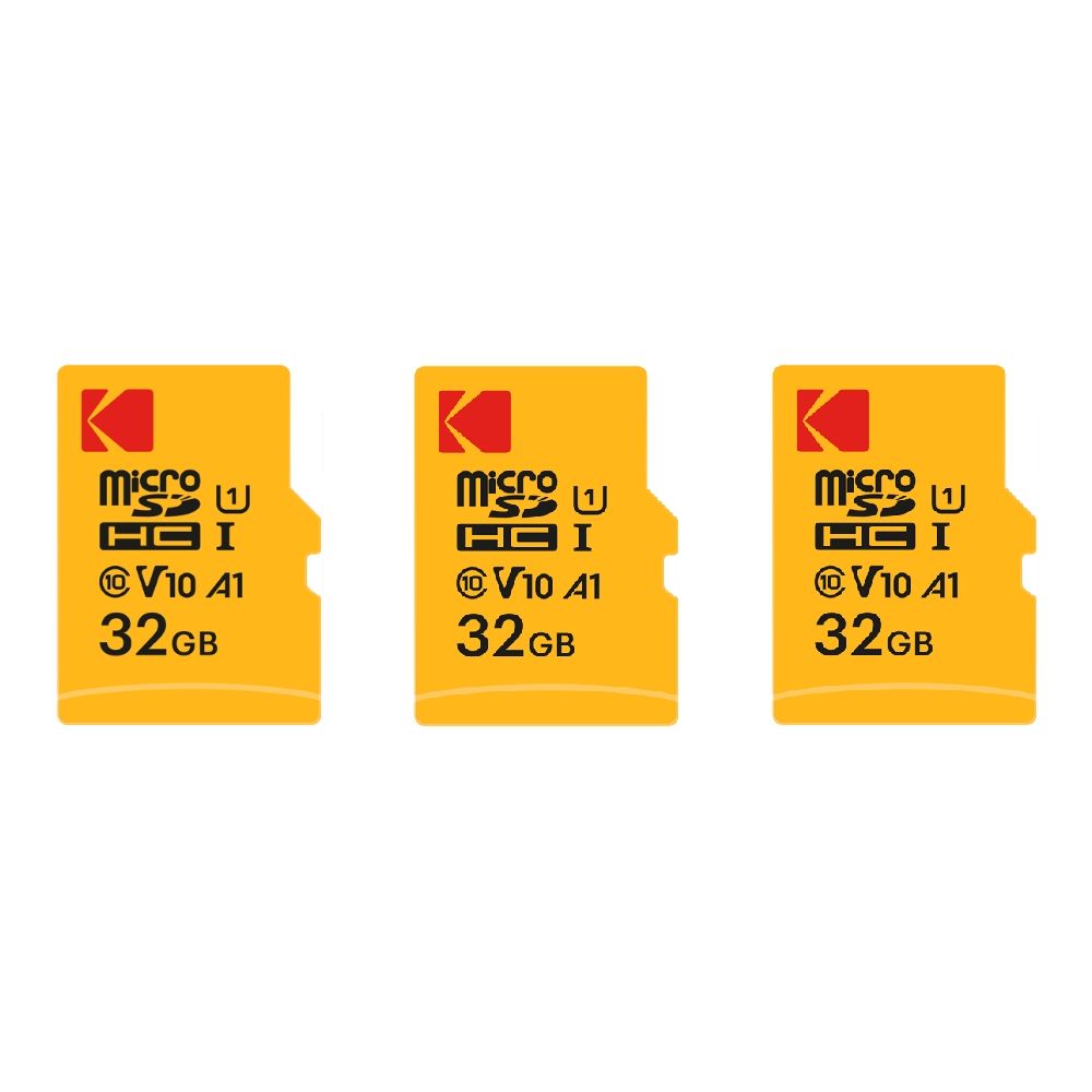 Kodak Micro SDXC 32GB Premium Memory Card Set - Class 10 UHS-I High Speed and Reliable for Smartphones, Cameras, Tablets, and Consoles