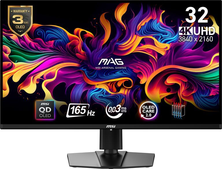 MSI MAG 321UP QD-OLED 31.5" 4K Ultra HD Gaming Monitor