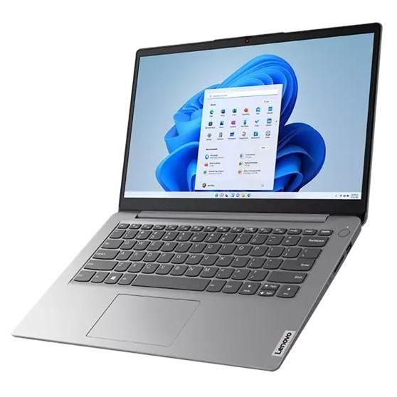 Portátil Lenovo IdeaPad 1 14IGL7, 14', Celeron N4020, 8GB RAM, 256GB SSD, gráficos Intel UHD 600 - Gris con teclado AZERTY