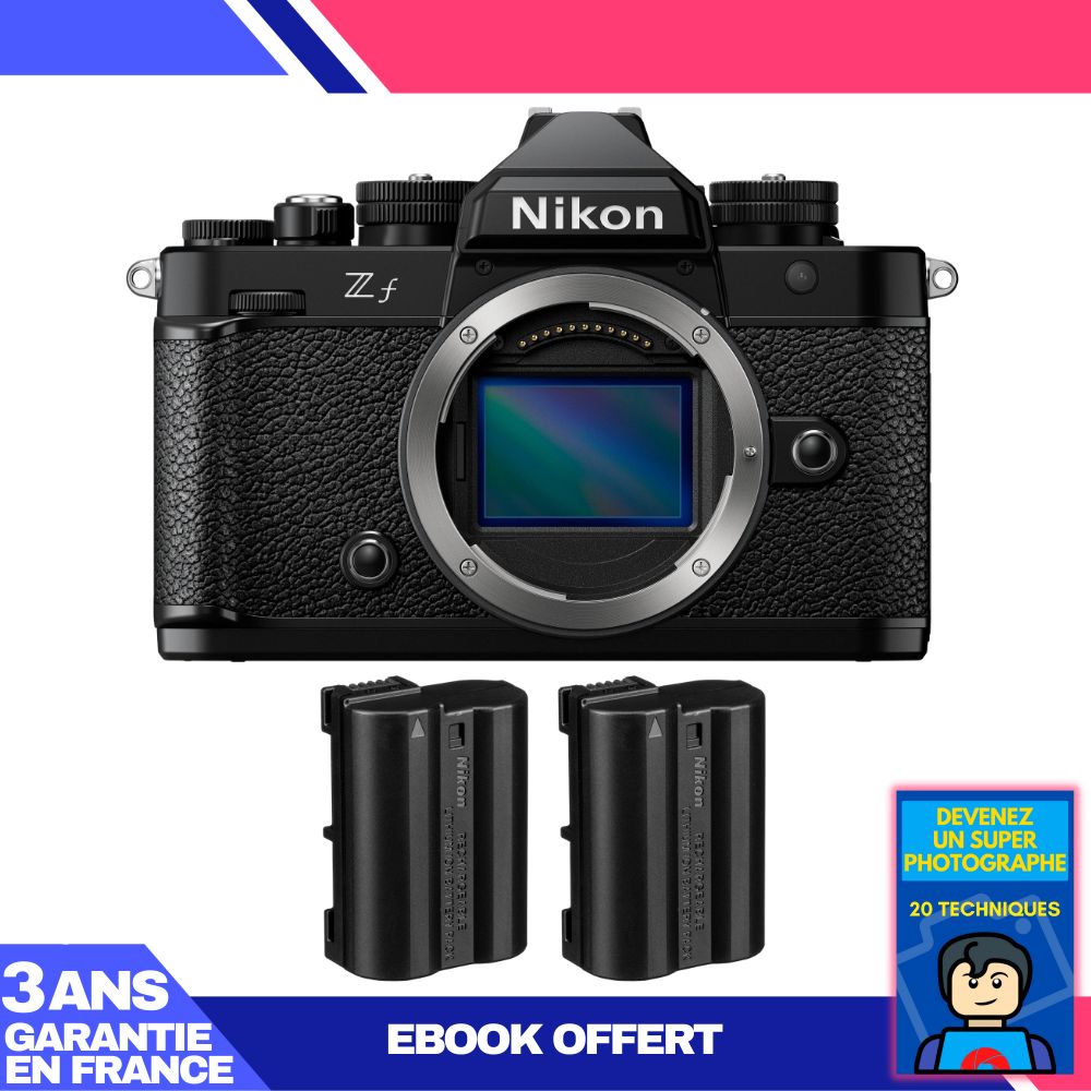 Nikon Zf Camera + 2 EN-EL15C Batteries + Ebook: Become a Super Photographer