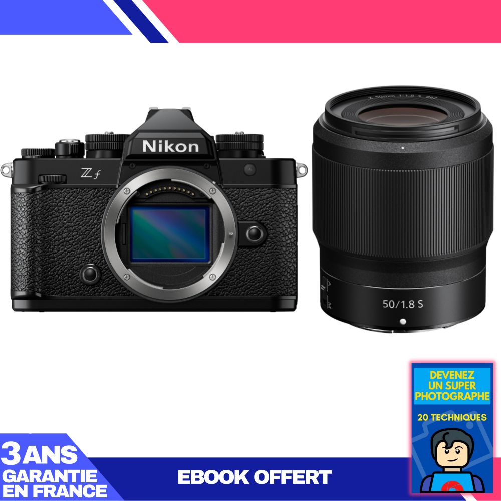 Nikon Zf Body + 50mm f/1.8 S Lens + 'Become a Super Photographer' Ebook