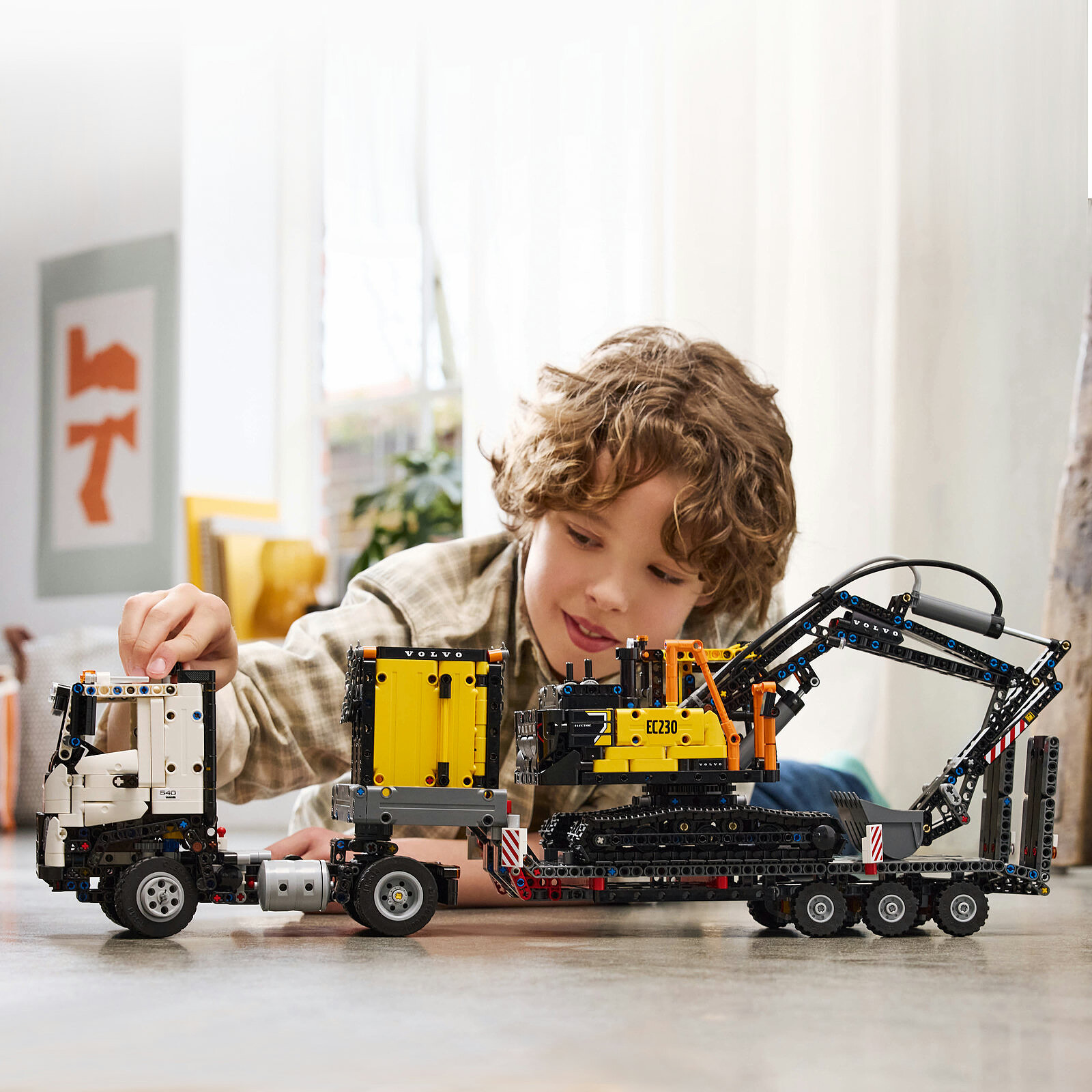 LEGO Technic Volvo FMX Truck and EC230 Excavator
