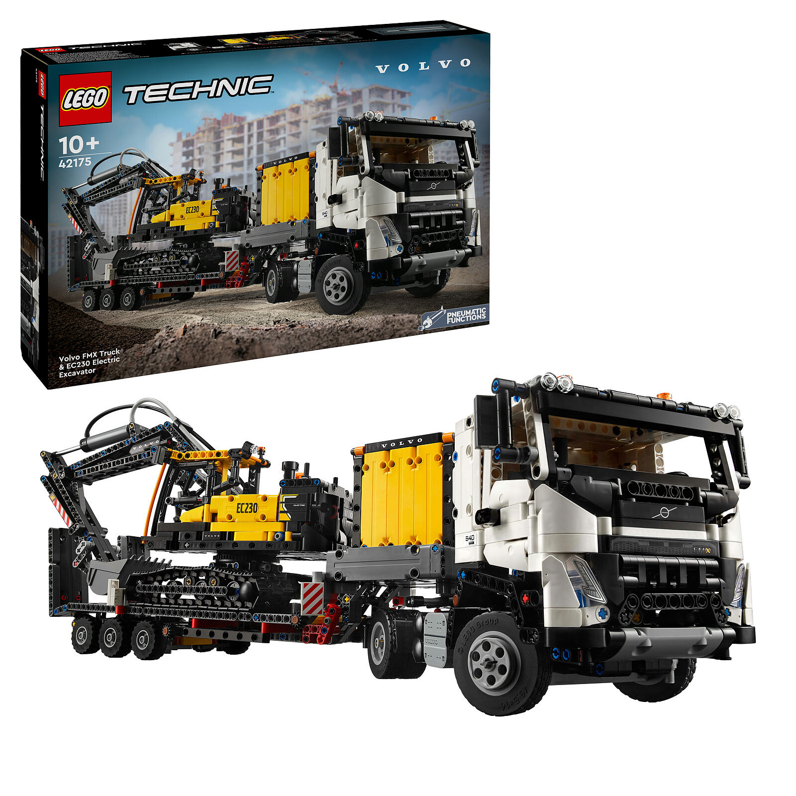 LEGO Technic Volvo FMX Truck and EC230 Excavator