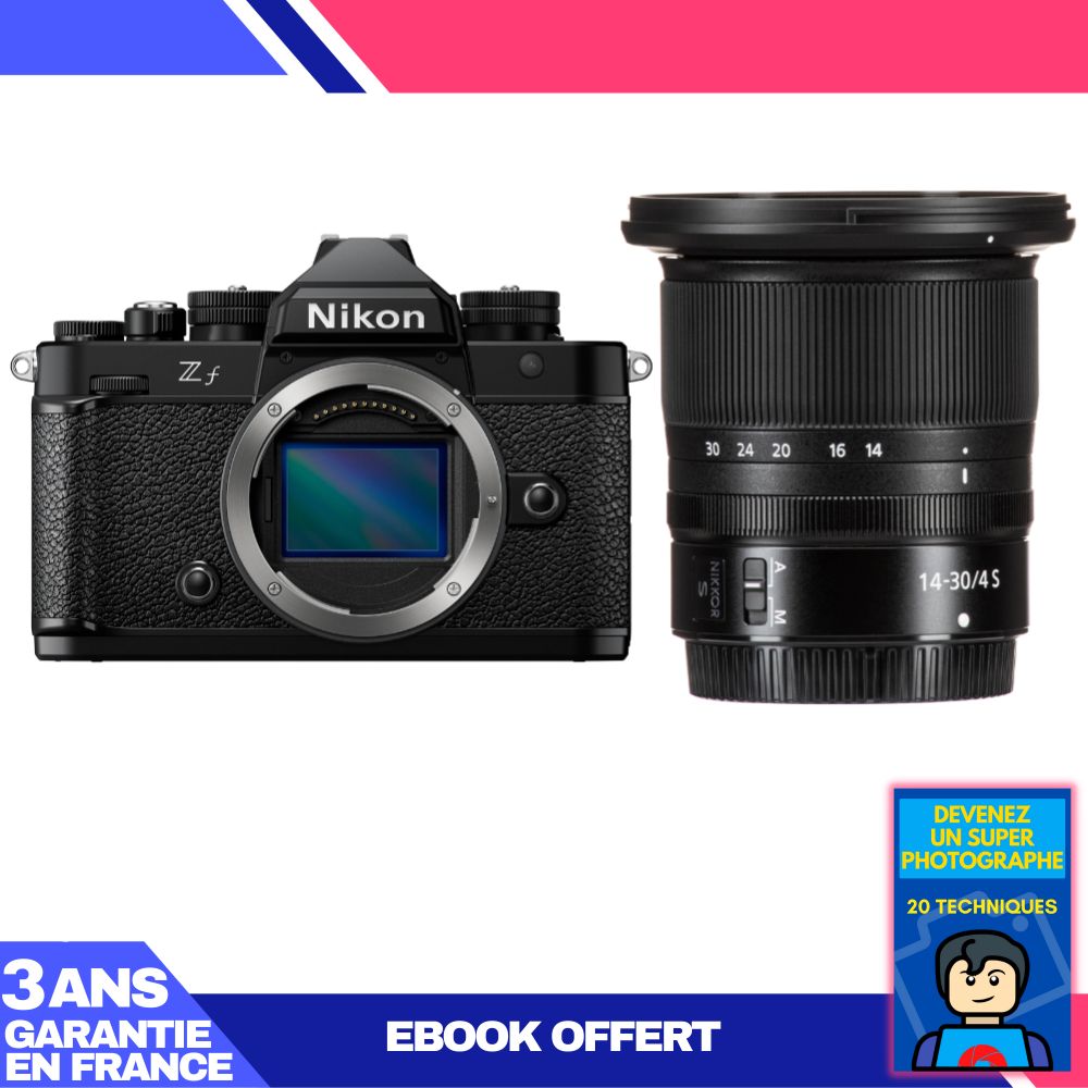 Nikon Zf Camera + 14-30mm f/4 S Lens + 'Become a Super Photographer' Ebook