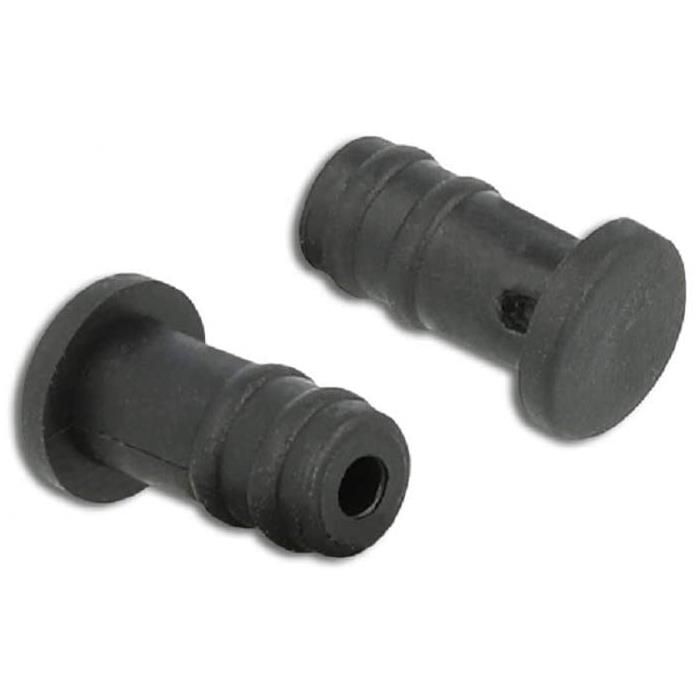 Delock 10-Pack 3.5mm Jack Dust Plugs, Black