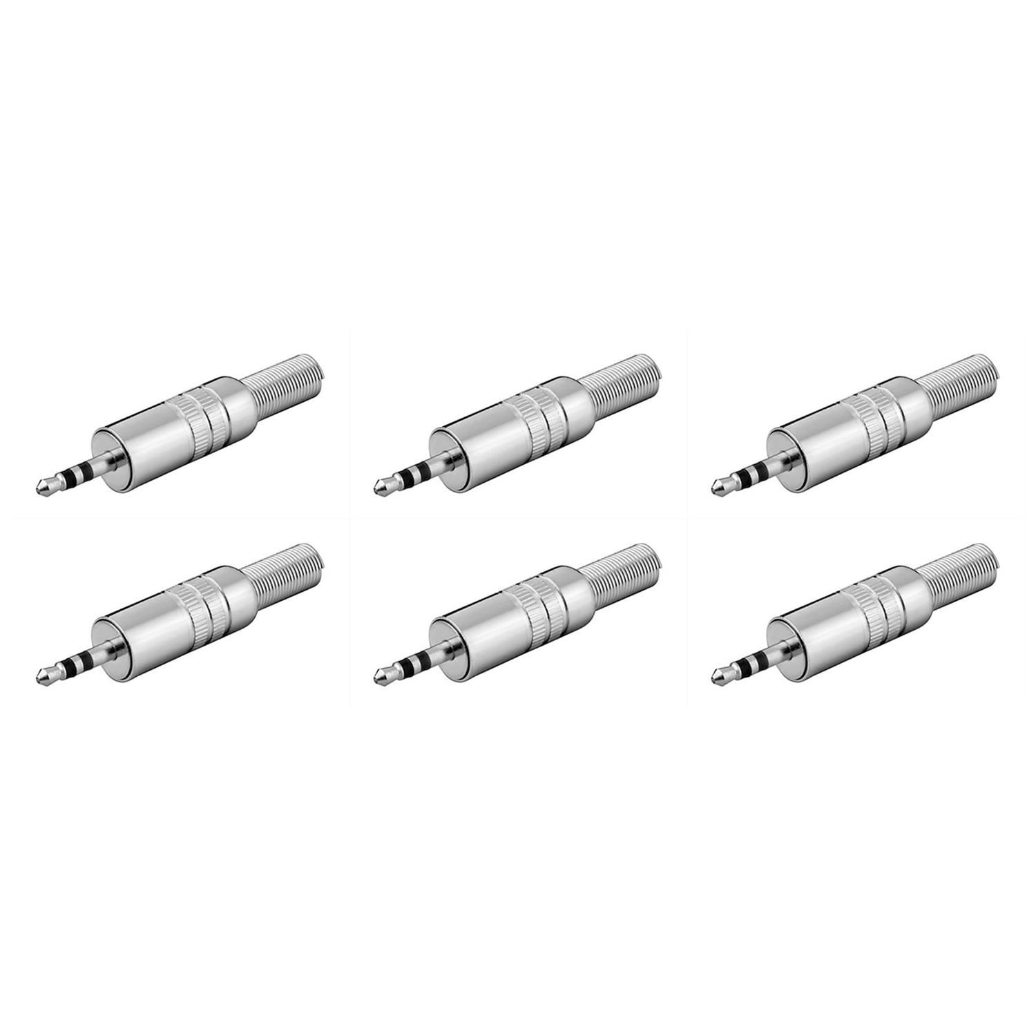 Goobay 6-Pack 3.5mm Stereo Jack Plug