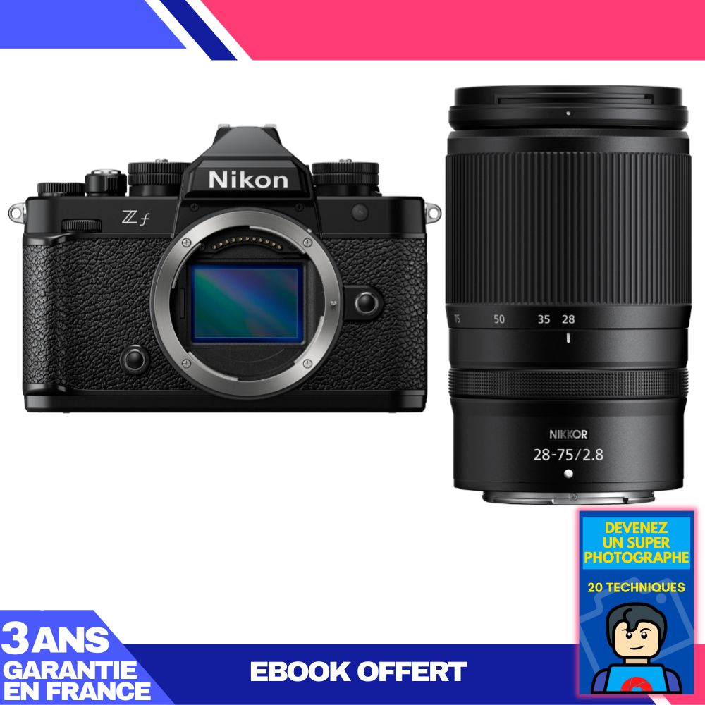 Nikon Zf Camera + 28-75mm f/2.8 Lens + 'Become a Super Photographer' Ebook