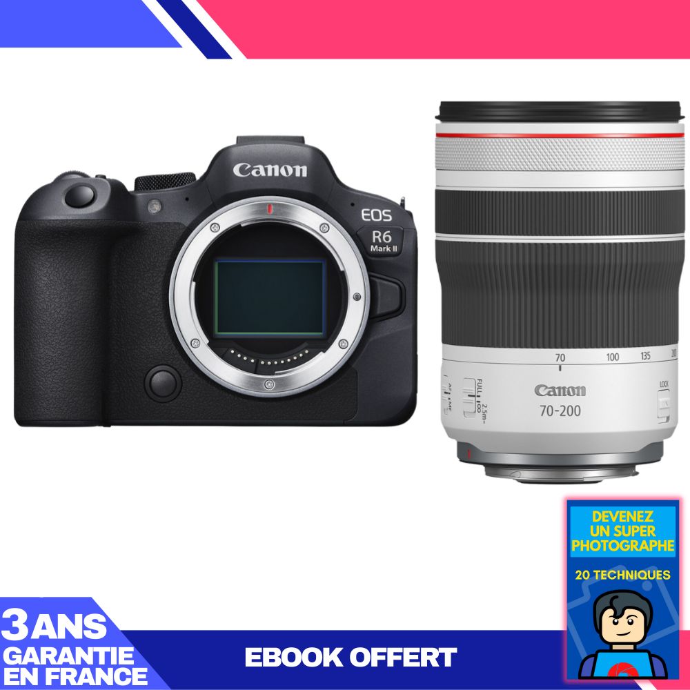 Canon EOS R6 Mark II + RF 70-200mm f/4 L IS USM Lens + 'Become a Super Photographer' Ebook