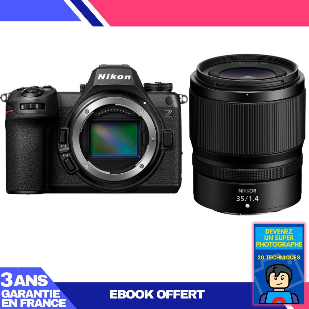 Nikon Z6 III Camera + Z 35mm f/1.4 Lens + Ebook: Become a Super Photographer