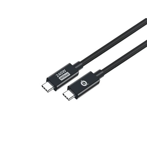 Conceptronic USB-C Cable, 2m, USB4 Gen 3x2, Black