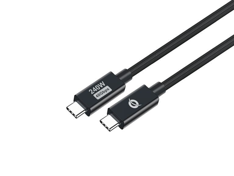 Conceptronic USB-C Cable, 2m, USB4 Gen 3x2, Black