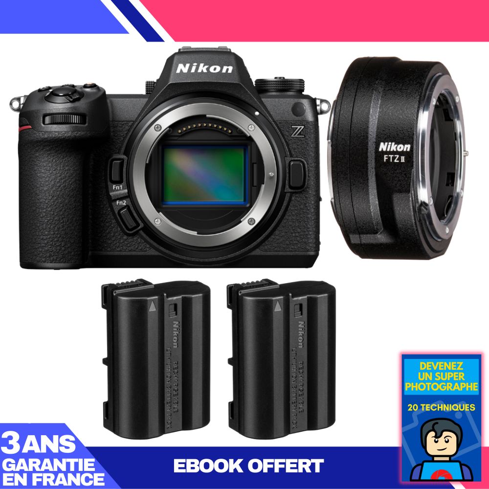 Nikon Z6 III Mirrorless Camera Kit with FTZ II Adapter and Accessories