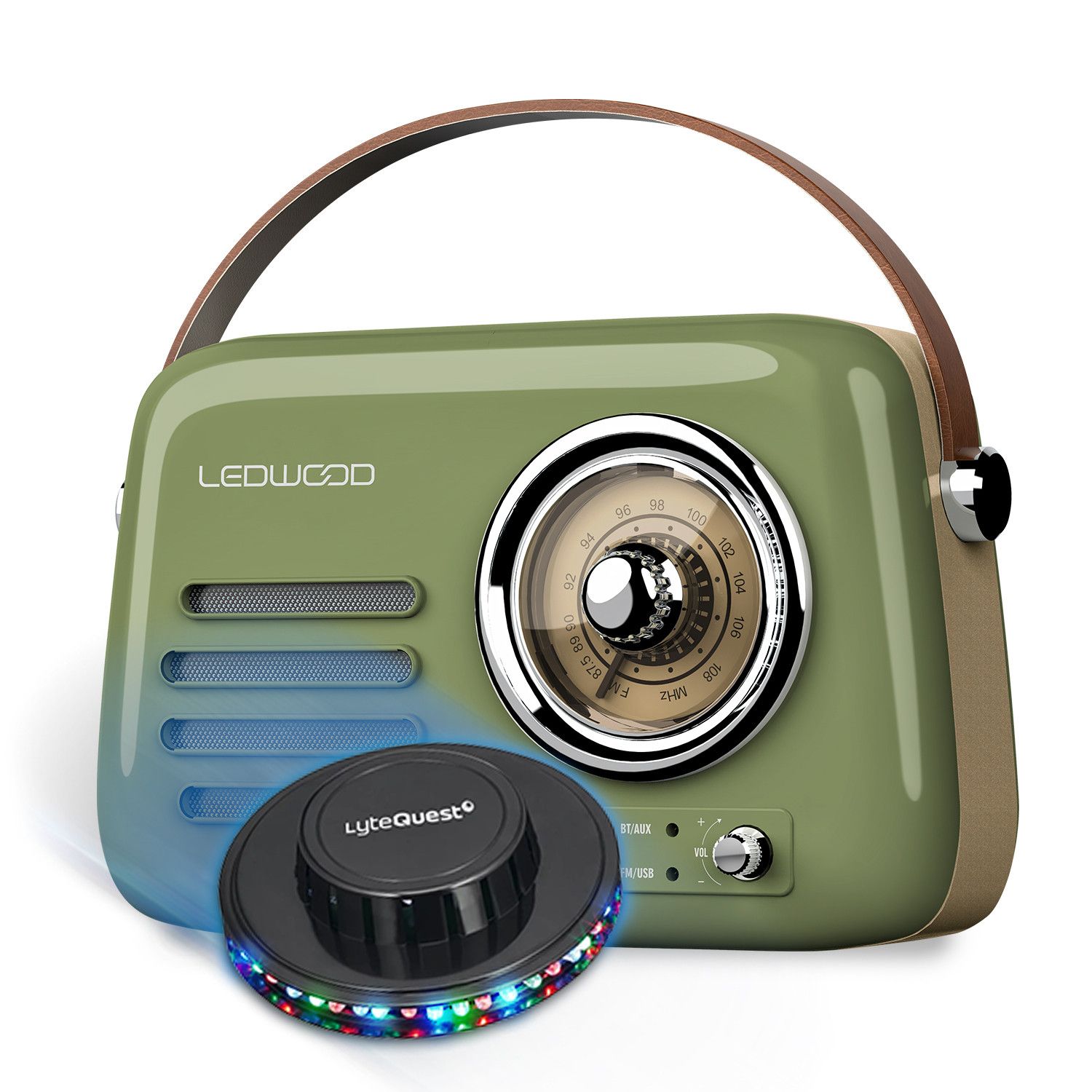Ledwood ALMA Retro Portable Radio