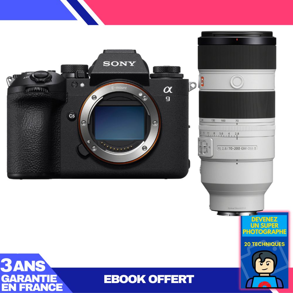 Sony A9 III Body + FE 70-200mm f/2.8 GM OSS II Lens + 'Become a Super Photographer' Ebook