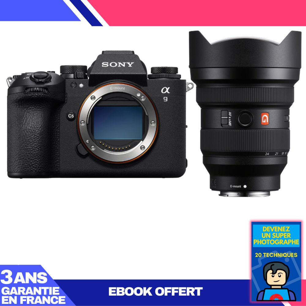 Sony A9 III Camera + FE 12-24mm f/2.8 GM Lens + 'Become a Super Photographer' Ebook
