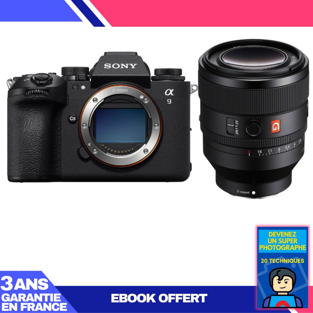Sony A9 III Camera + FE 50mm f/1.2 GM Lens + Ebook: Become a Super Photographer