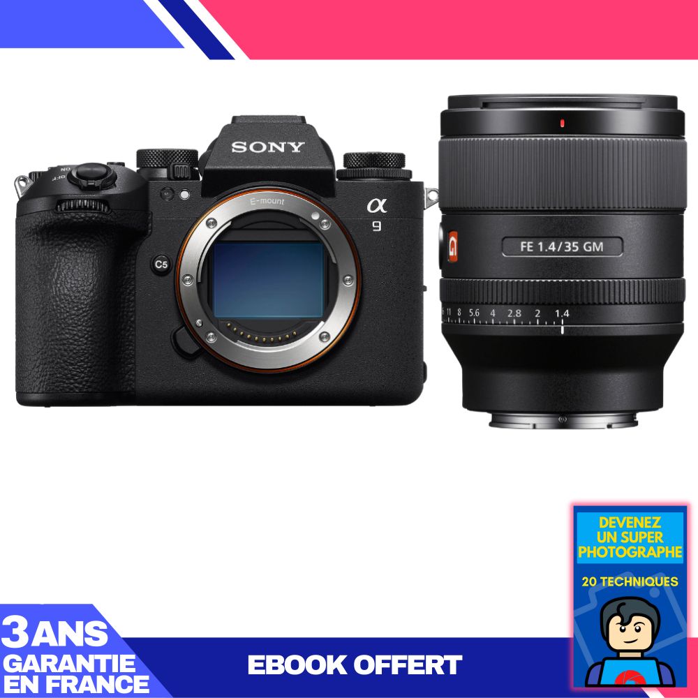 Sony A9 III Camera + FE 35mm f/1.4 GM Lens + 'Become a Master Photographer' Ebook