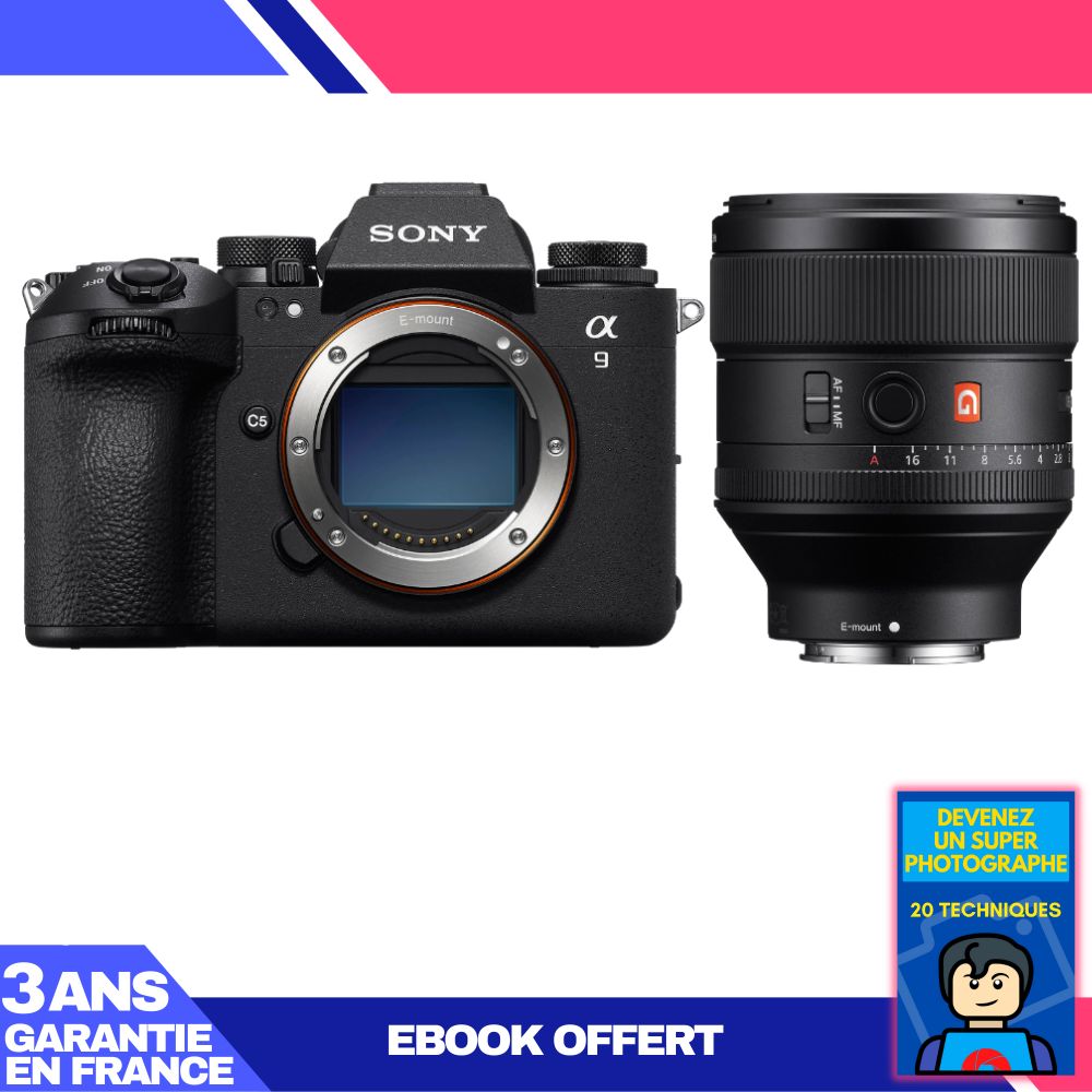 Sony A9 III Camera + FE 85mm f/1.4 GM Lens + 'Become a Super Photographer' Ebook