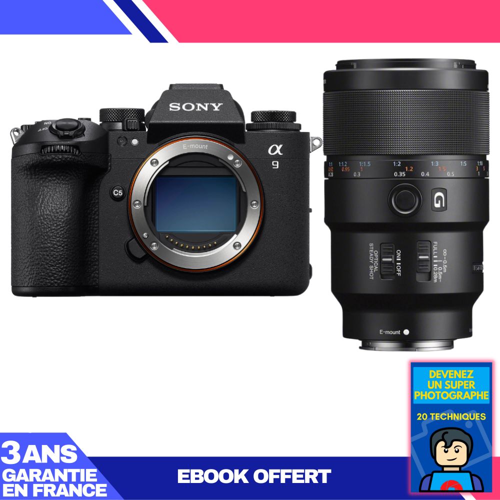Sony A9 III + FE 90mm f/2.8 Macro G OSS Camera Kit