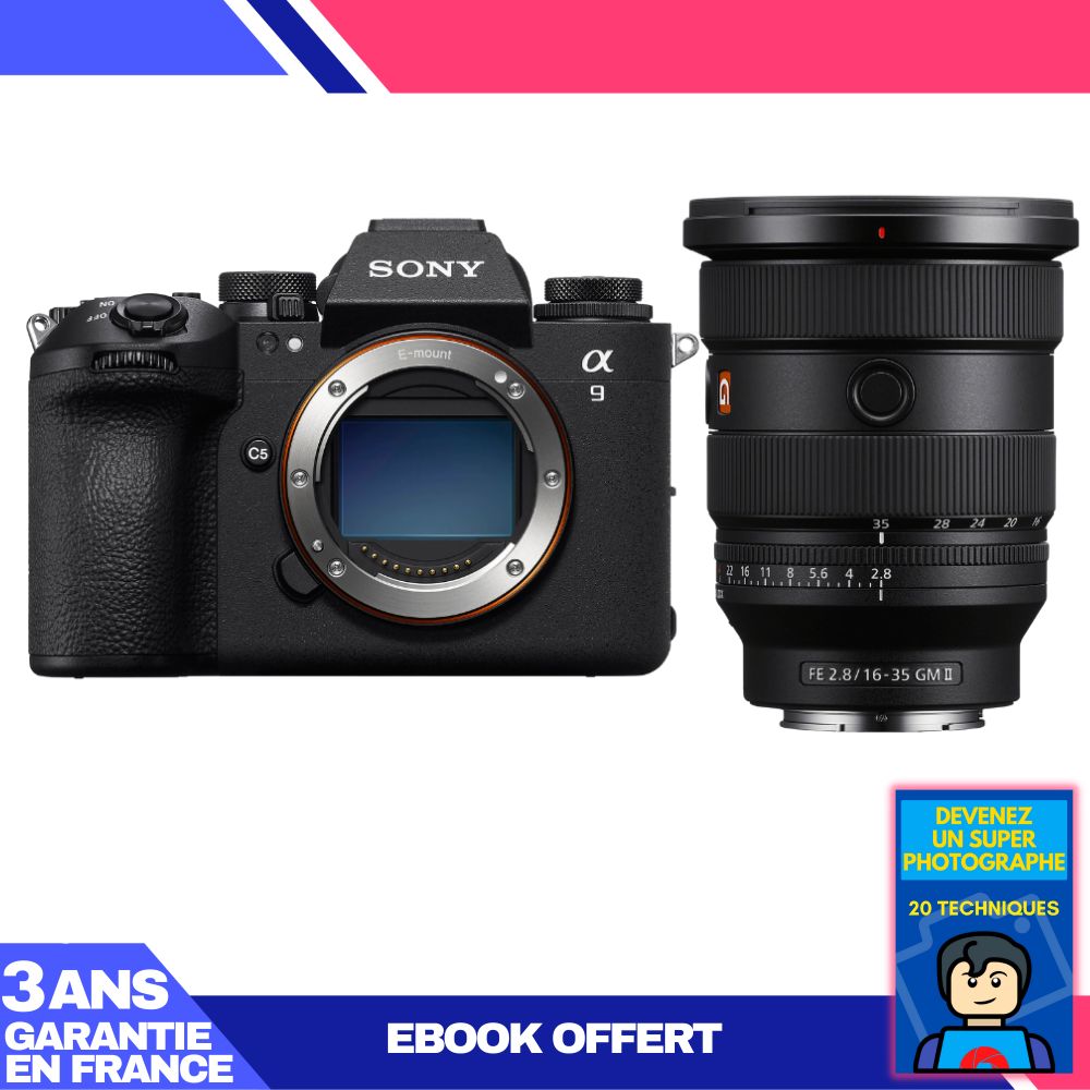 Sony A9 III Camera Kit with FE 16-35mm f/2.8 GM II Lens and Ebook: Become a Super Photographer