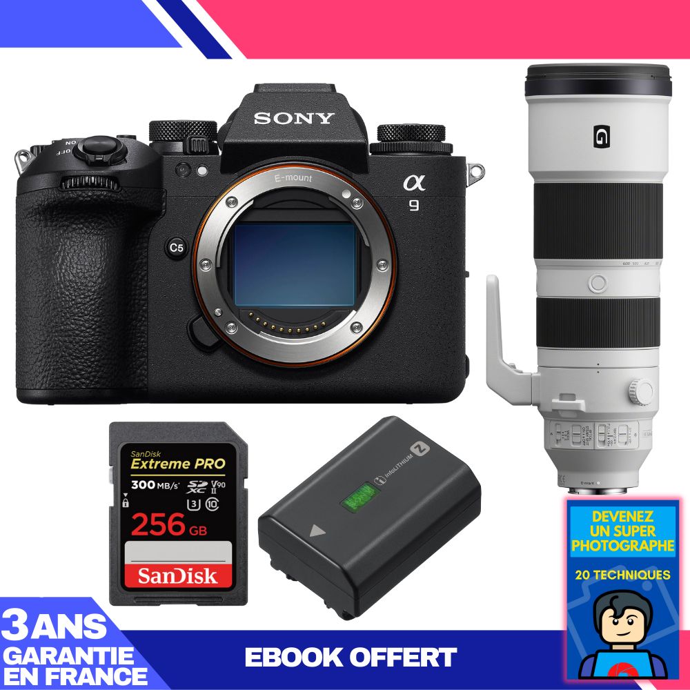 Sony A9 III + FE 200-600mm f/5.6-6.3 G OSS + SanDisk 256GB Extreme PRO UHS-II SDXC + Sony NP-FZ100