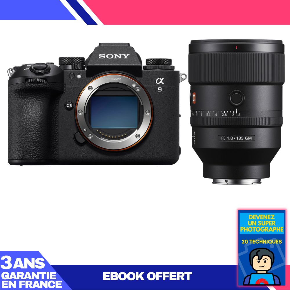 Sony A9 III Camera + 135mm f/1.8 GM Lens + 'Become a Super Photographer' Ebook