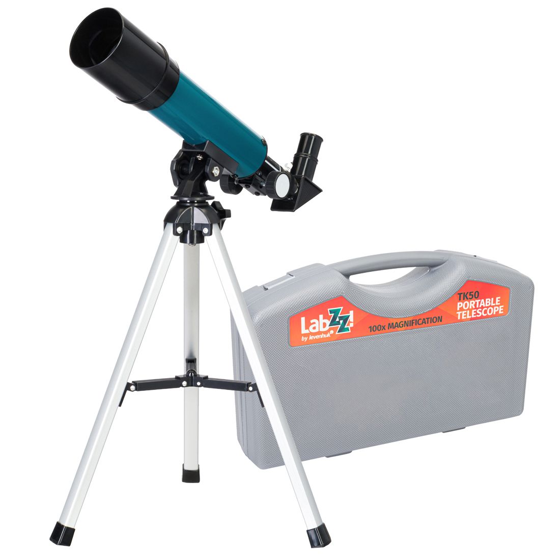 Levenhuk LabZZ TK50 50/360 Refractor Telescope for Kids with Case and Accessories